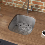 Ruvati Parmi — Tarja de Bar / Prep de 12 x 18 pulg en Acero Inoxidable — Acero Inoxidable