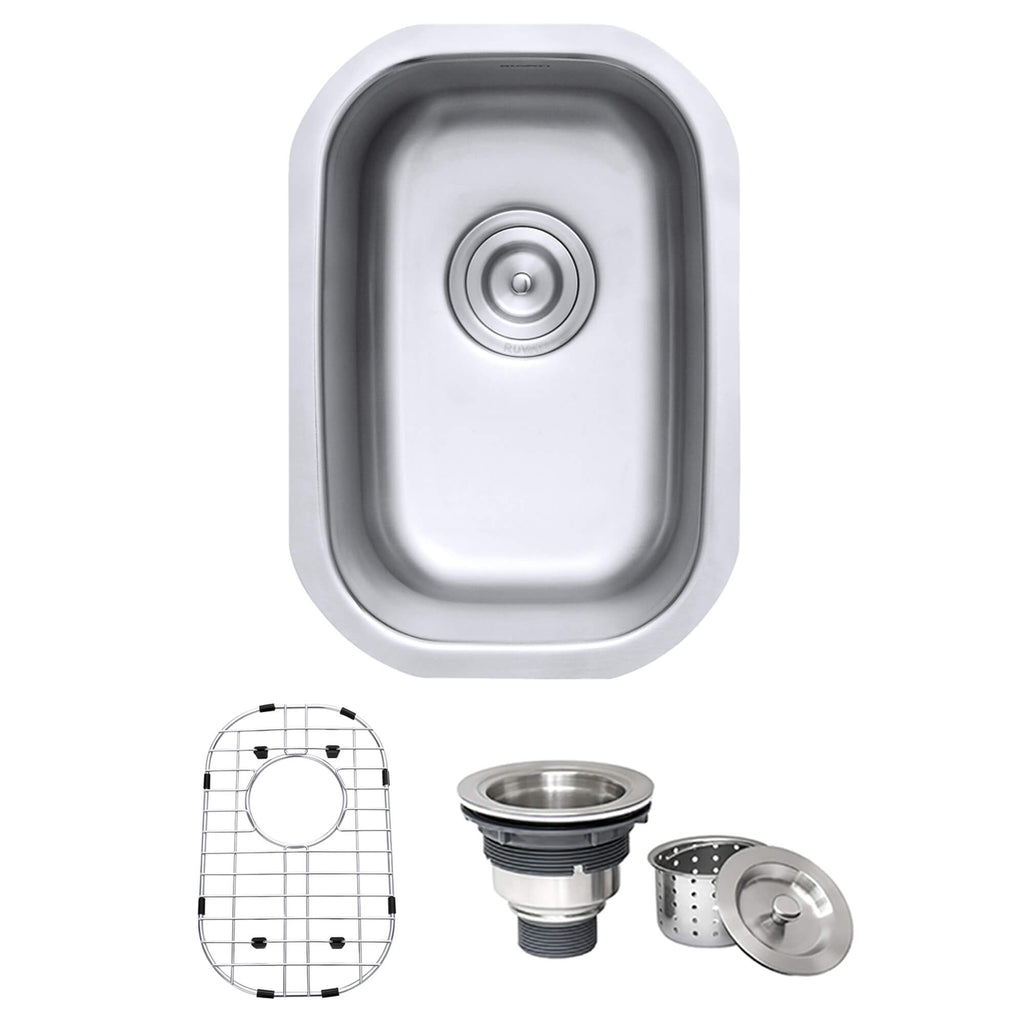 Ruvati Parmi — Tarja de Bar / Prep de 12 x 18 pulg en Acero Inoxidable — Acero Inoxidable — 1