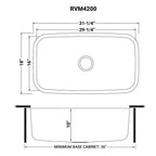 Ruvati Parmi — Tarja de Cocina en Acero Inoxidable — Acero Inoxidable — 1
