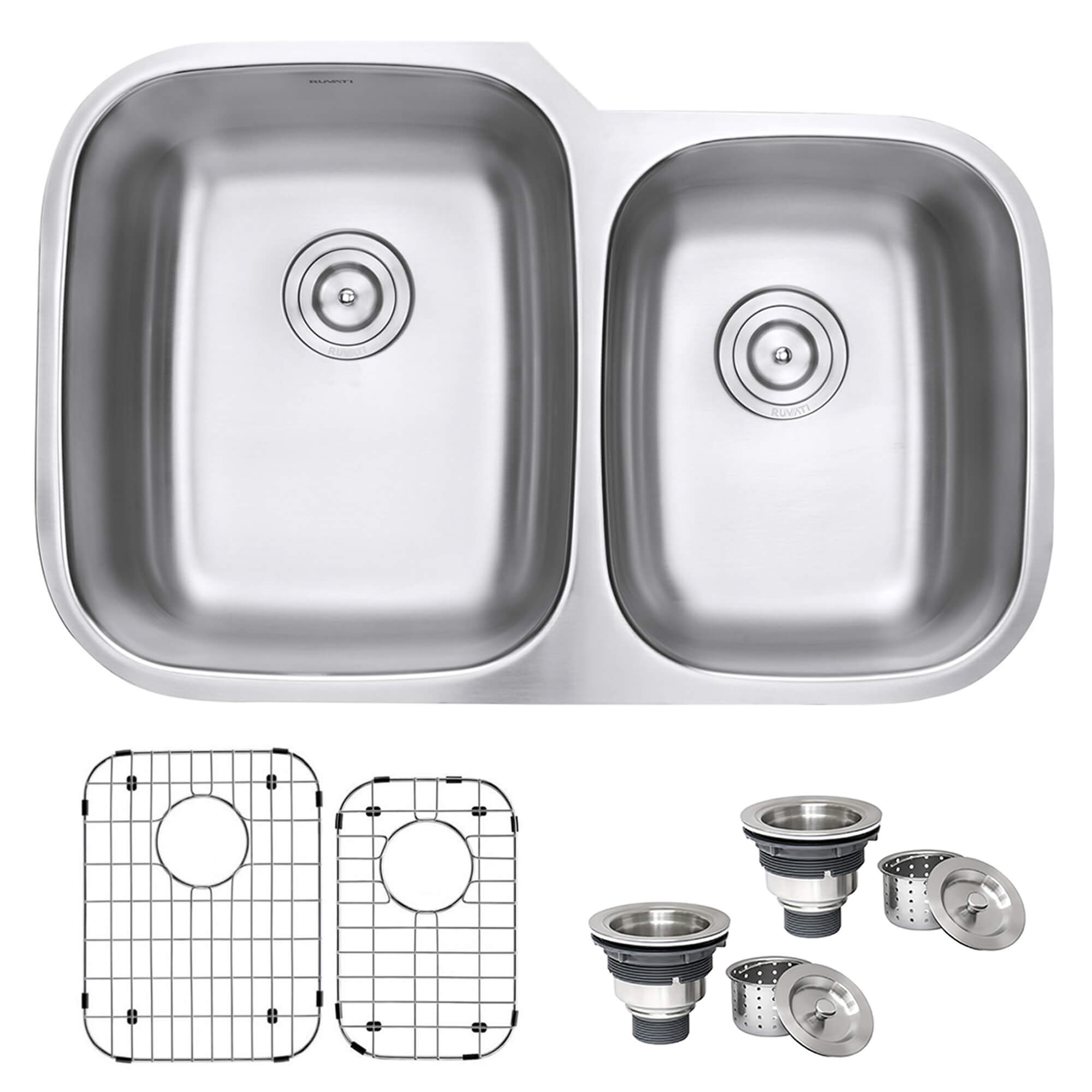 Ruvati Parmi — Tarja de Cocina en Acero Inoxidable — Acero Inoxidable — 1