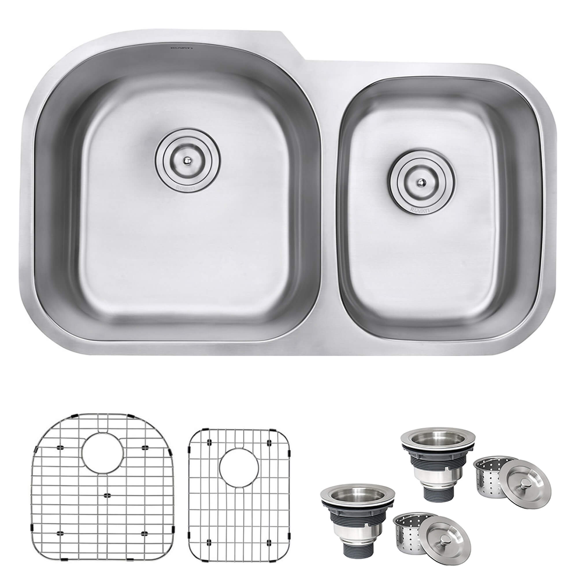 Ruvati Parmi — Tarja de Cocina en Acero Inoxidable — Acero Inoxidable — 1