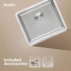 Ruvati Modena — Tarja de Bar / Prep en Acero Inoxidable — Acero Inoxidable — 1