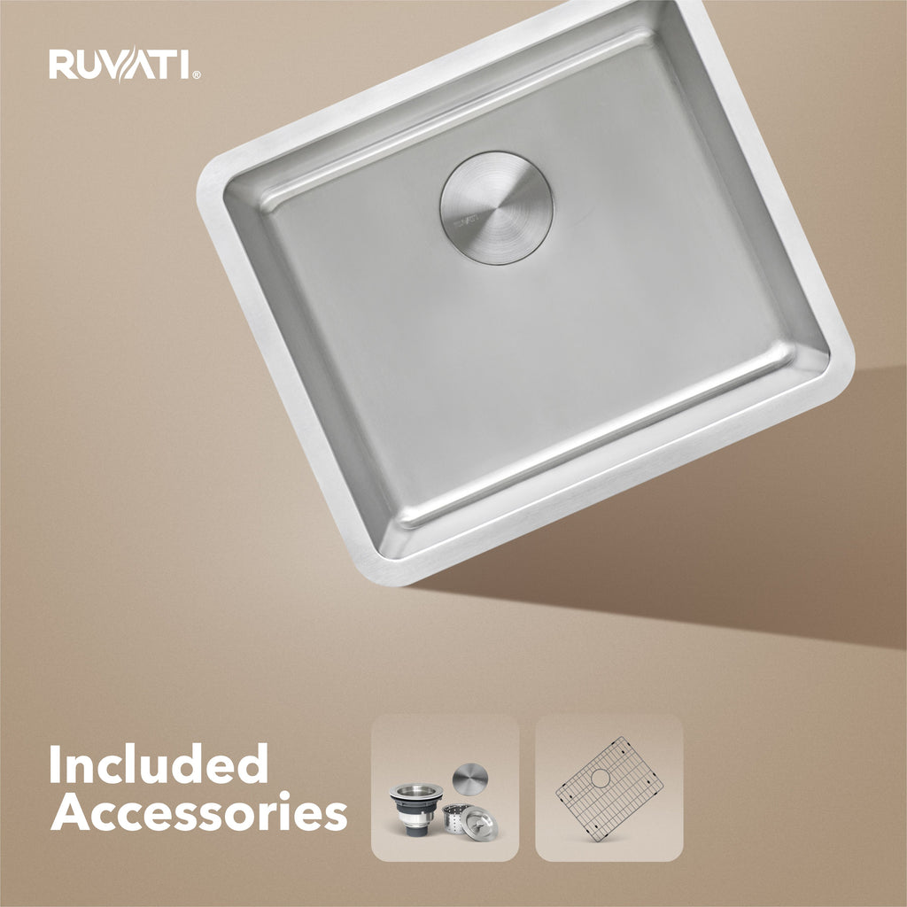 Ruvati Modena — Tarja de Bar / Prep en Acero Inoxidable — Acero Inoxidable — 2
