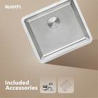 Ruvati Modena — Tarja de Bar / Prep en Acero Inoxidable — Acero Inoxidable — 2