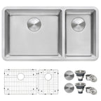 Ruvati Modena — Tarja de Cocina en Acero Inoxidable — Acero Inoxidable