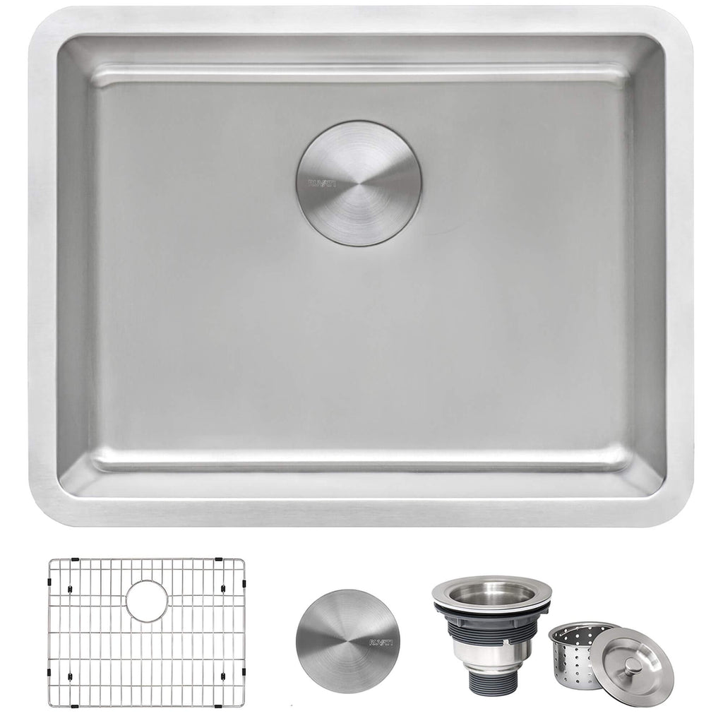 Ruvati Modena — Tarja de Cocina en Acero Inoxidable — Acero Inoxidable