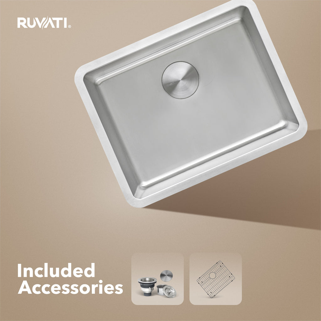 Ruvati Modena — Tarja de Cocina en Acero Inoxidable — Acero Inoxidable — 2