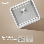Ruvati Modena — Tarja de Bar / Prep en Acero Inoxidable — Acero Inoxidable — 2