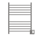 Radiant Cuadrado Cableado + Enchufe Combo 10 Barras Toallero Calefactor en Níquel Satinado