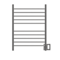 Radiant Cableado + Enchufe Combo Recta 10 Barras Toallero Calefactor en Oro Pulido