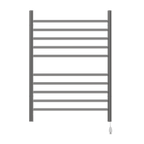 Radiant Cableado + Enchufe Combo Recta 10 Barras Toallero Calefactor en Oro Pulido