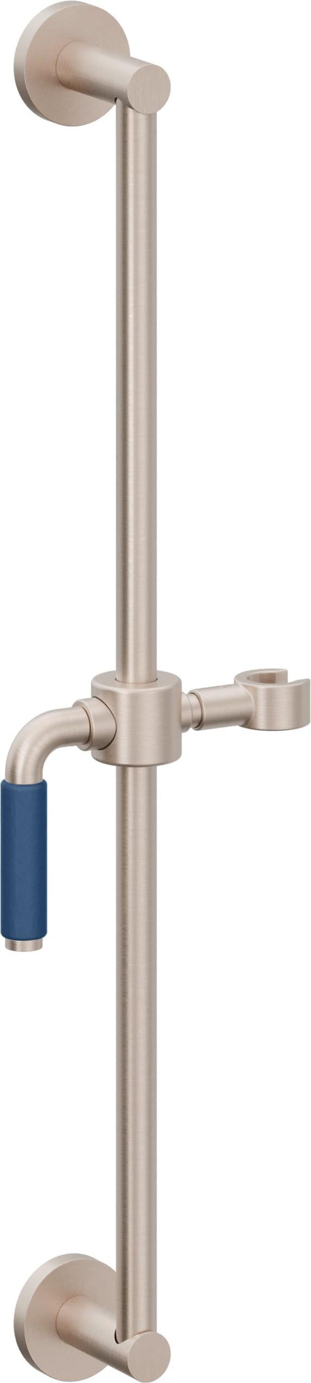 California Faucets Barra Deslizante de Pared — Manijas de Porcelana de Color