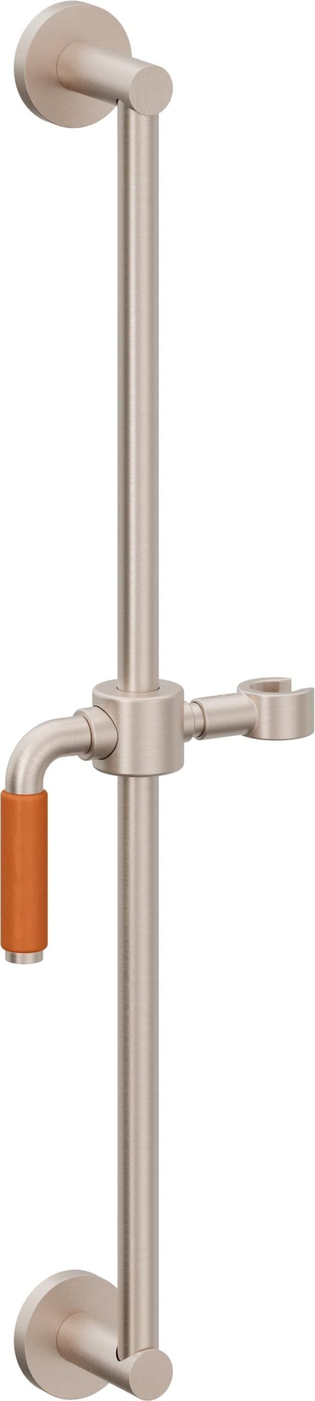 California Faucets Cayucos Barra Corrediza de Montaje en Pared - Níquel Satinado