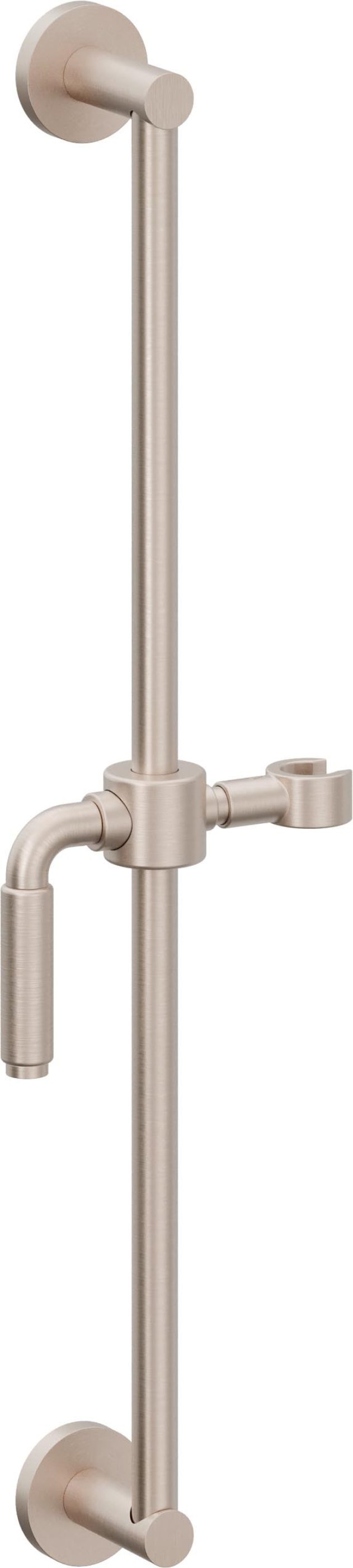 California Faucets Cayucos Barra Corrediza de Montaje en Pared - Níquel Satinado