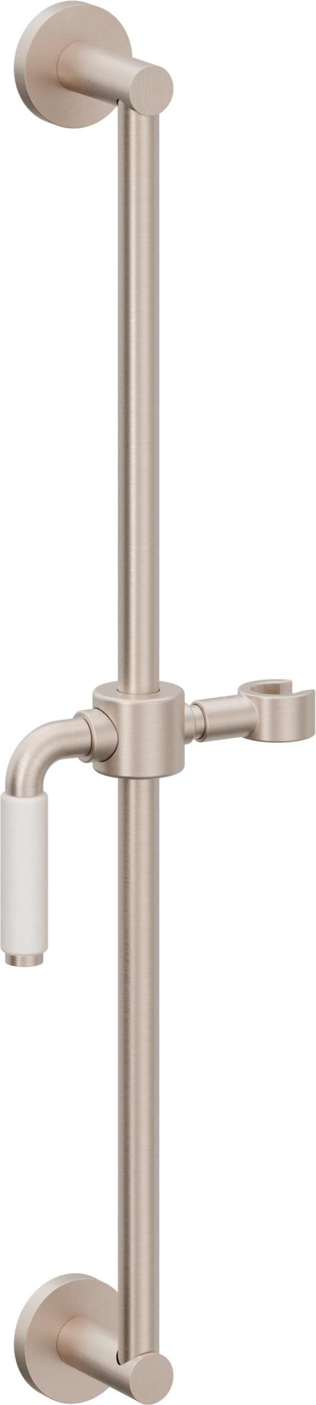 California Faucets Cayucos Barra Corrediza de Montaje en Pared - Níquel Satinado