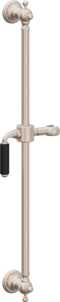 California Faucets Del Mar Barra Corrediza de Montaje en Pared - Níquel Satinado