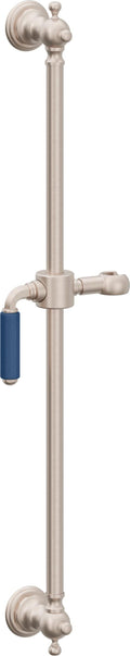 California Faucets Del Mar Barra Corrediza de Montaje en Pared - Níquel Satinado