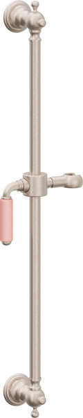 California Faucets Del Mar Barra Corrediza de Montaje en Pared - Níquel Satinado