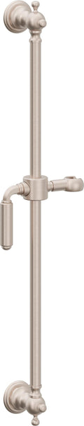 California Faucets Del Mar Barra Corrediza de Montaje en Pared - Níquel Satinado