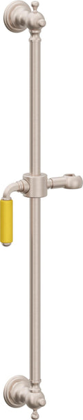 California Faucets Del Mar Barra Corrediza de Montaje en Pared - Níquel Satinado