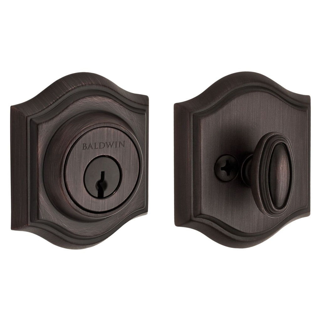 Baldwin Hardware Reserve Cerrojo Traditional Arch — Bronce veneciano