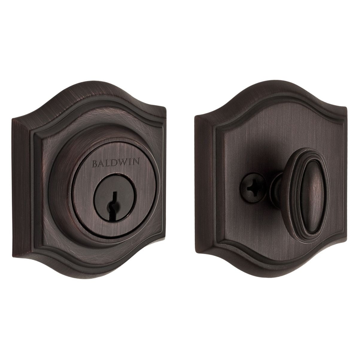 Baldwin Hardware Reserve Cerrojo Traditional Arch — Bronce veneciano