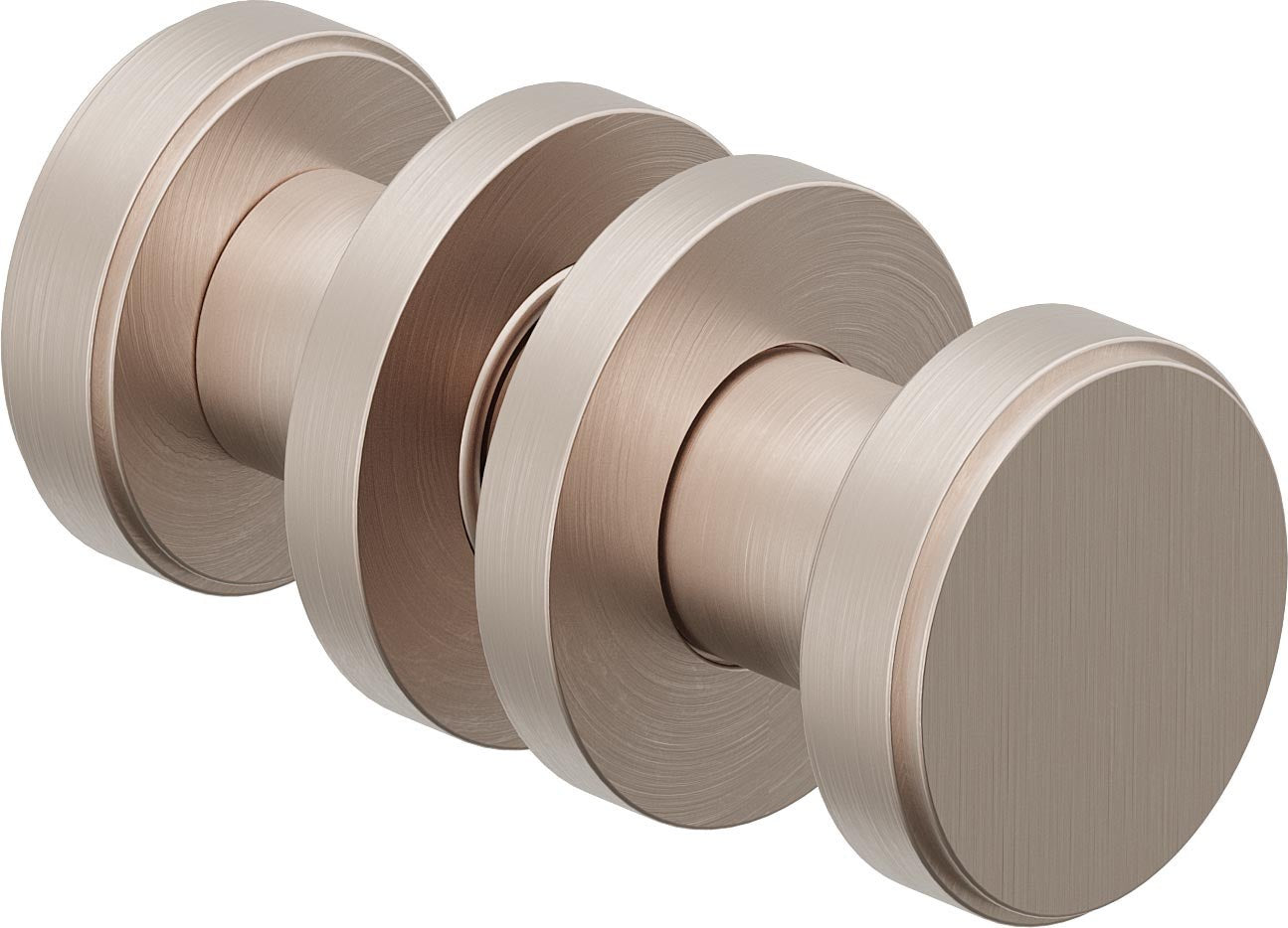 California Faucets Tiburon Gancho Doble para Bata de Puerta de Regadera - Níquel Satinado