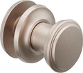 California Faucets Del Mar Gancho para Bata de Puerta de Regadera - Traditional - Níquel Satinado