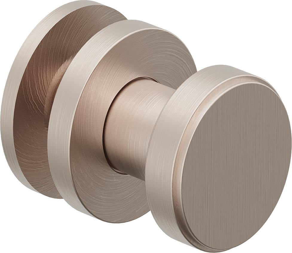 California Faucets Tiburon Gancho para Bata de Puerta de Regadera - Tradicional - Níquel Satinado