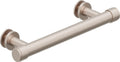 California Faucets Tiburon Barra de Toalla / Manija de Puerta de Regadera de 8" - Contemporáneo - Níquel Satinado