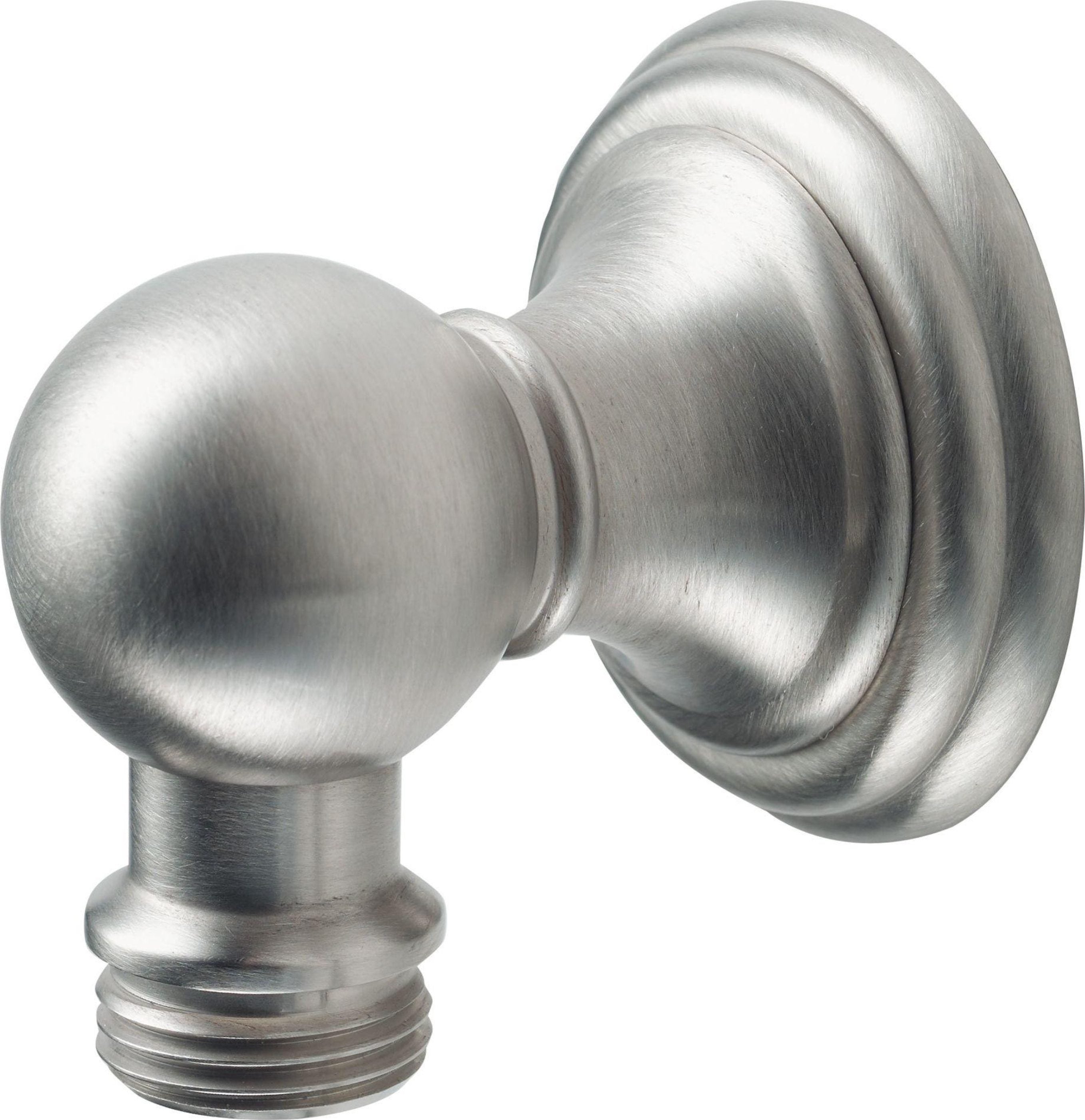 California Faucets Codo de Suministro de Pared — Serie 42 (SH-10-42) — Acabado Níquel Satinado