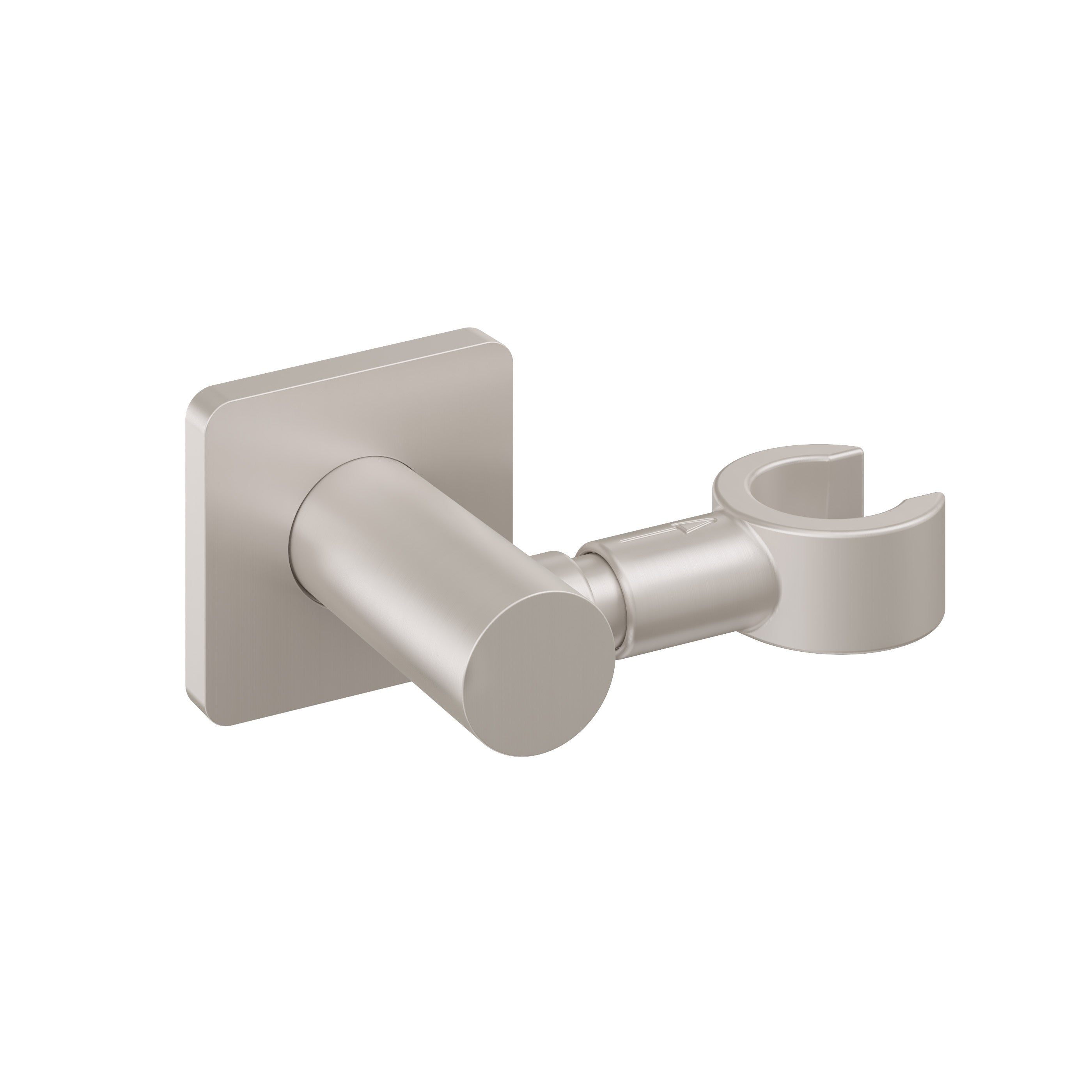 California Faucets San Elijo Soporte de Pared - Base Cuadrada - Níquel Satinado