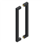 Deltana Jaladera Contemporánea de Acero Inoxidable Doble Cara 18"