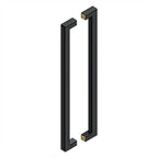 Deltana Jaladera Contemporánea de Acero Inoxidable Doble Cara 24"