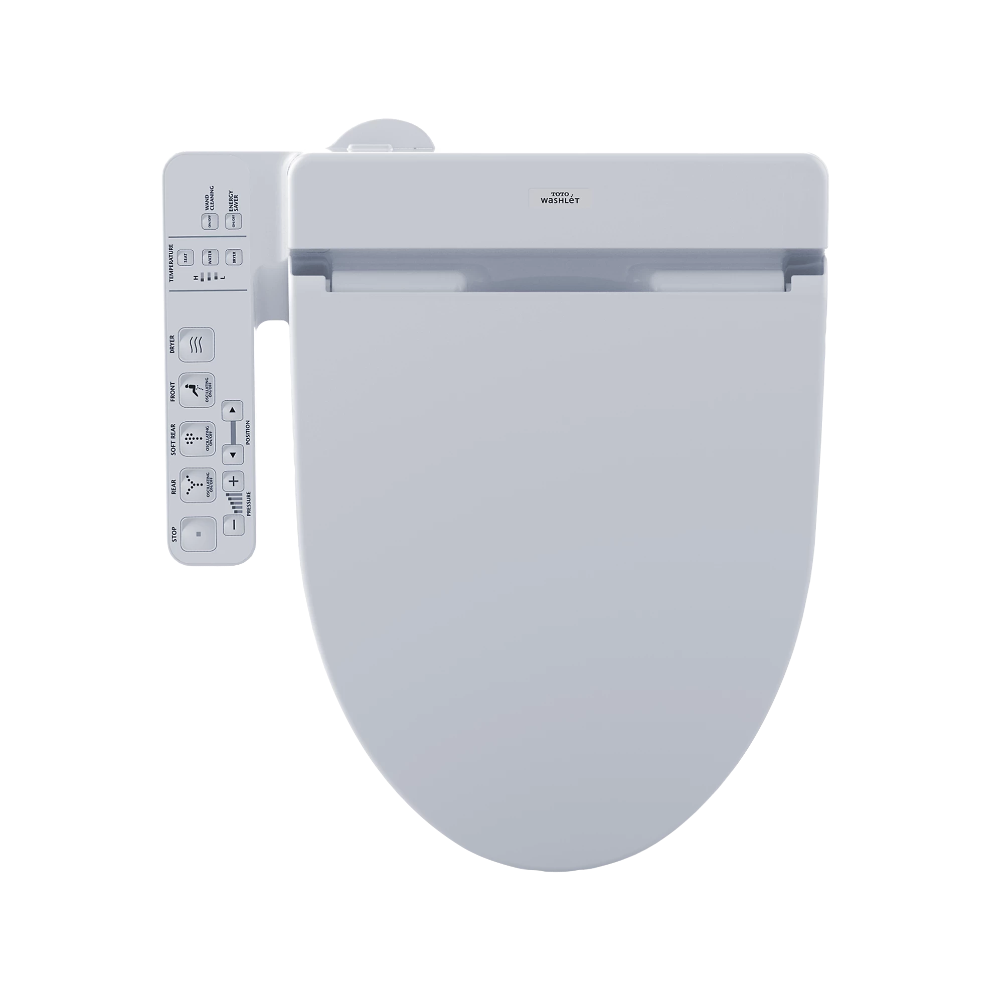 TOTO WASHLET®+ C100 · Asiento de Bidé Electrónico Alargado - Blanco