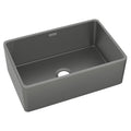 Elkay Tarja Fireclay 30" x 19-15/16" x 9-1/8" de Un Tazón Farmhouse Gris — vista de producto