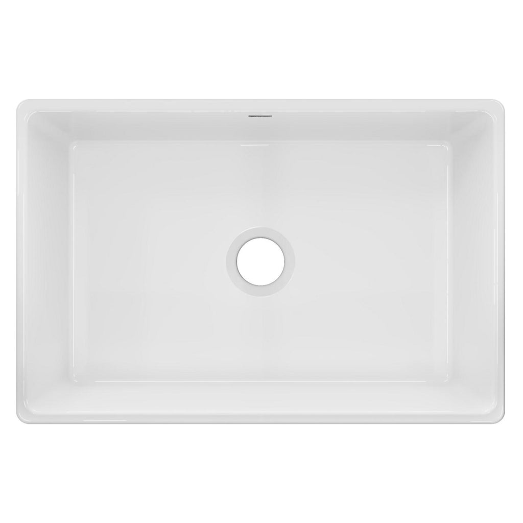 Elkay Tarja Fireclay 30" x 19-15/16" x 9-1/8" de Un Tazón Farmhouse Blanco — vista de producto