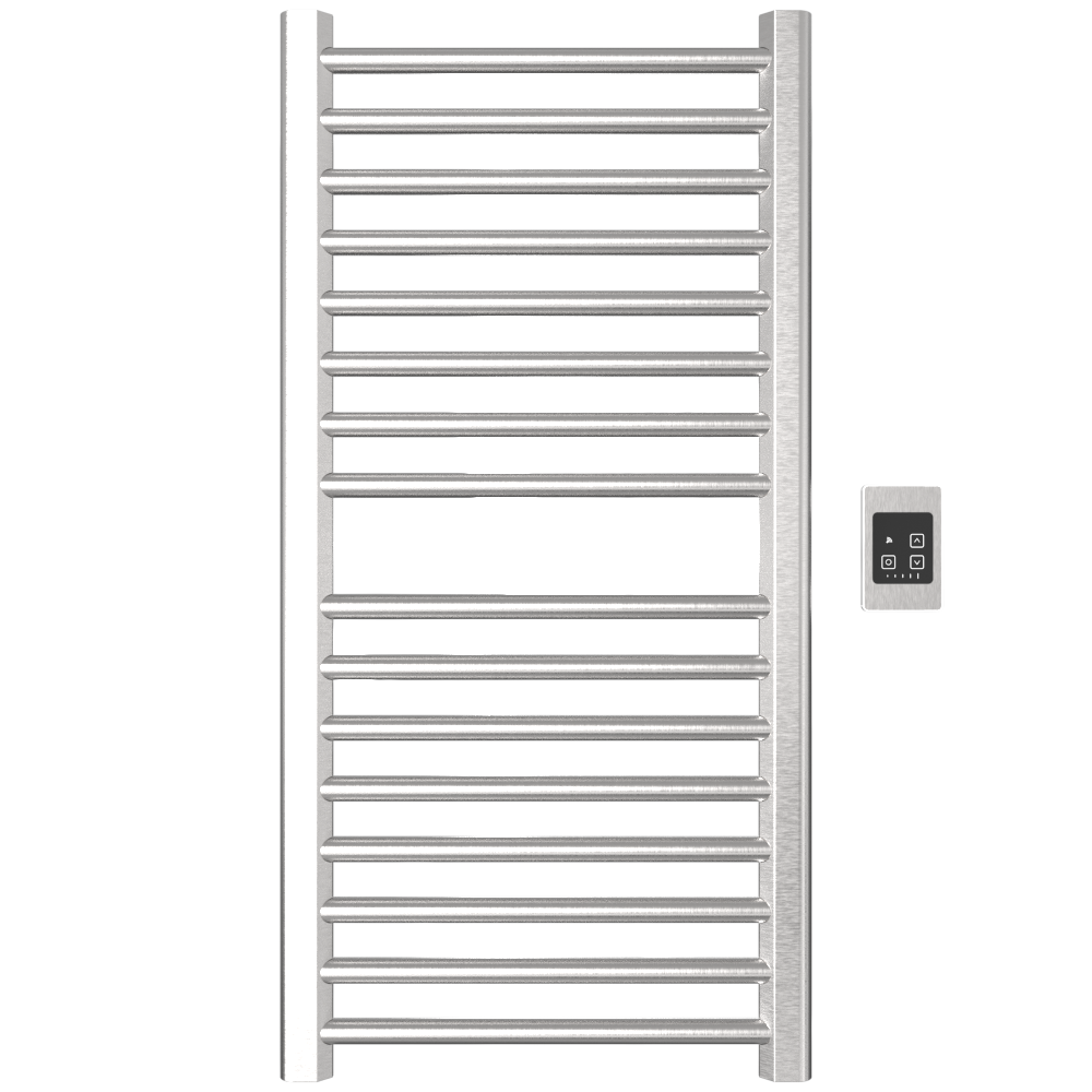 Sirio S2142 Toallero Calefactor Cableado en Níquel Satinado