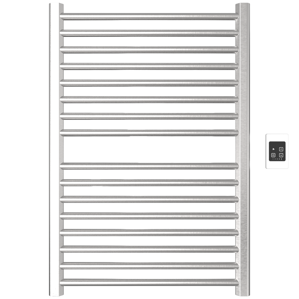Sirio S2942 Toallero Calefactor Cableado en Níquel Satinado