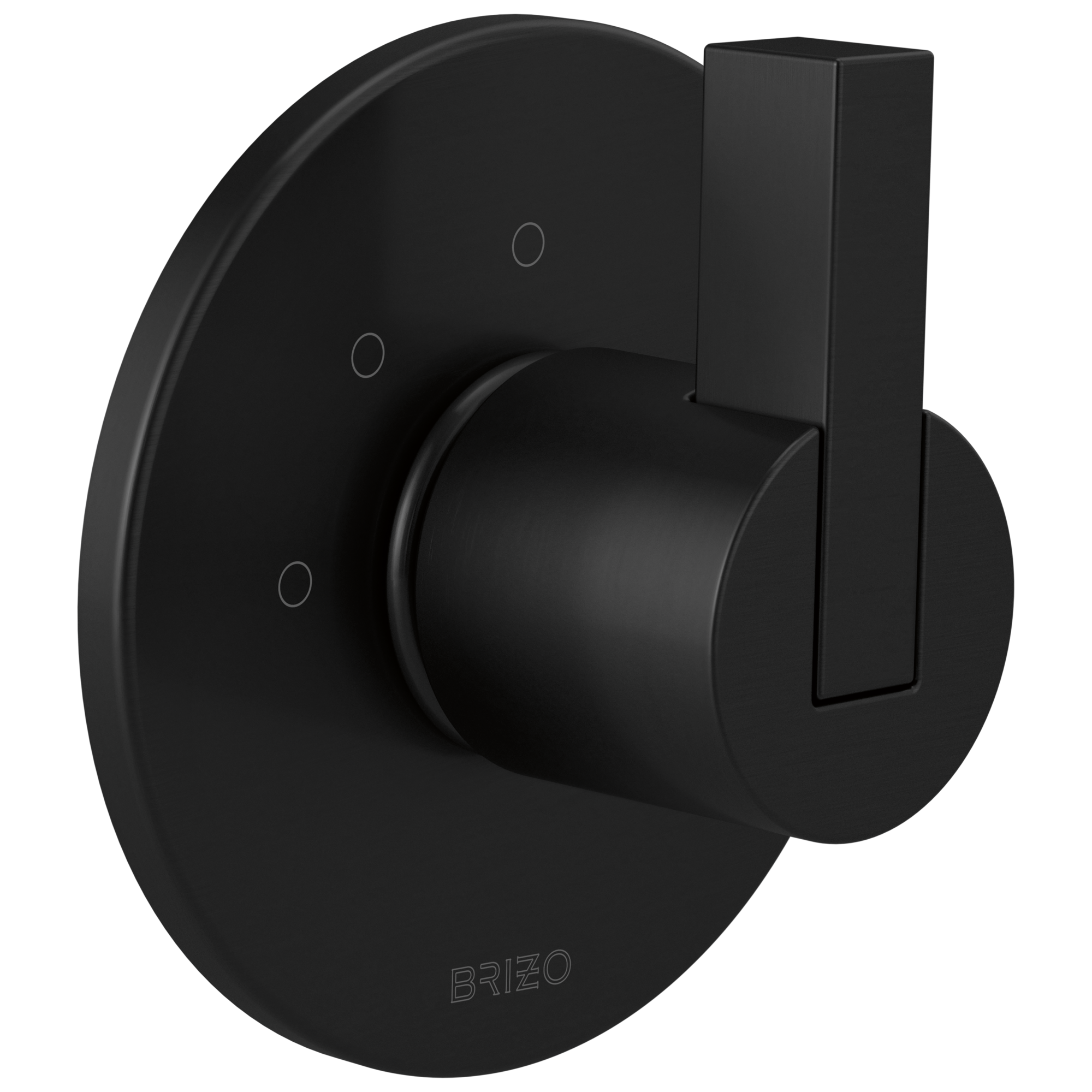 Brizo Litze Trim de Desviador de 3 Funciones — Negro Mate — Palanca