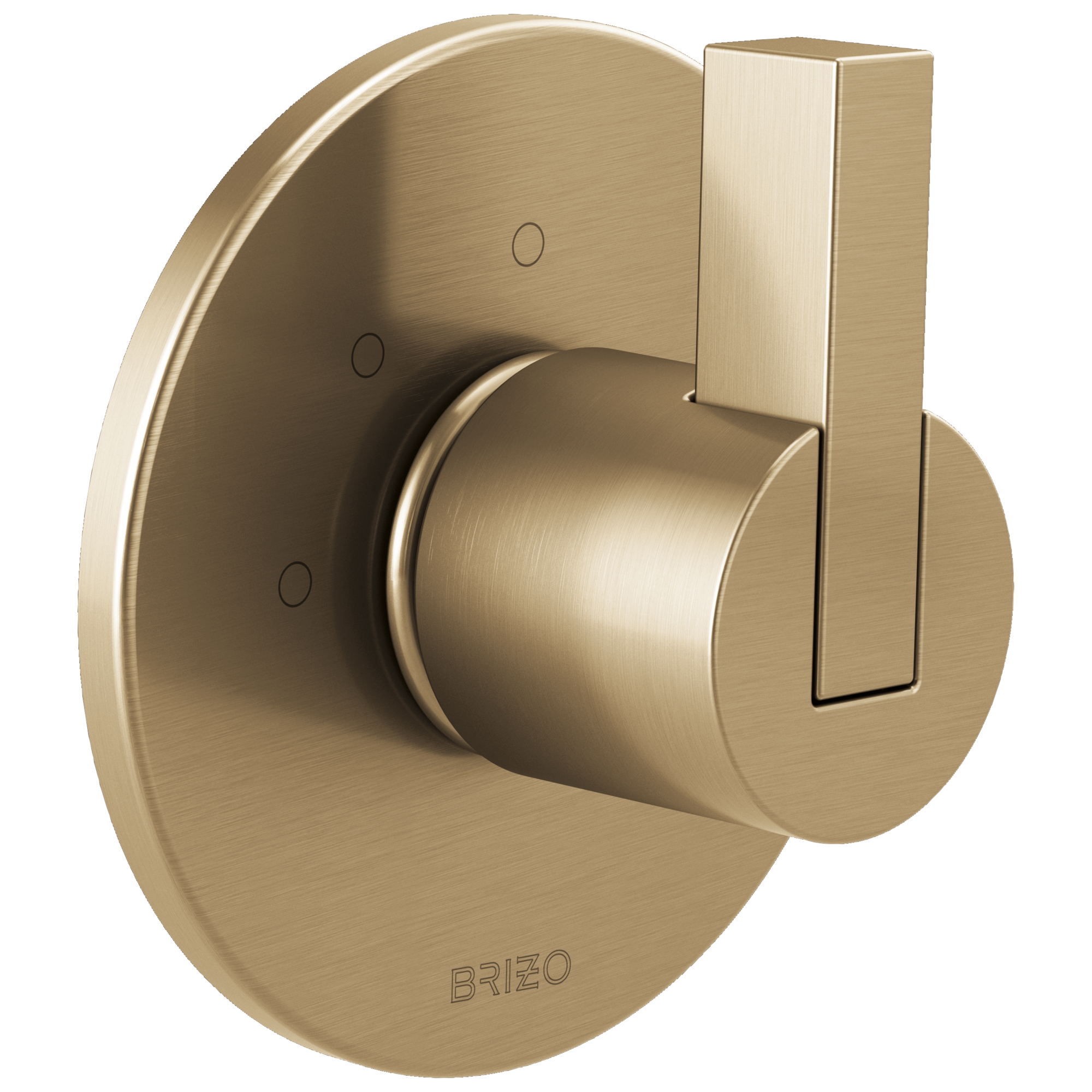 Brizo Litze Trim de Desviador de 3 Funciones — Oro Luxe — Palanca