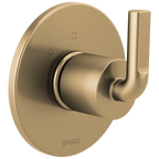 Brizo Litze Trim de Desviador de 3 Funciones — Oro Luxe — Palanca Notch