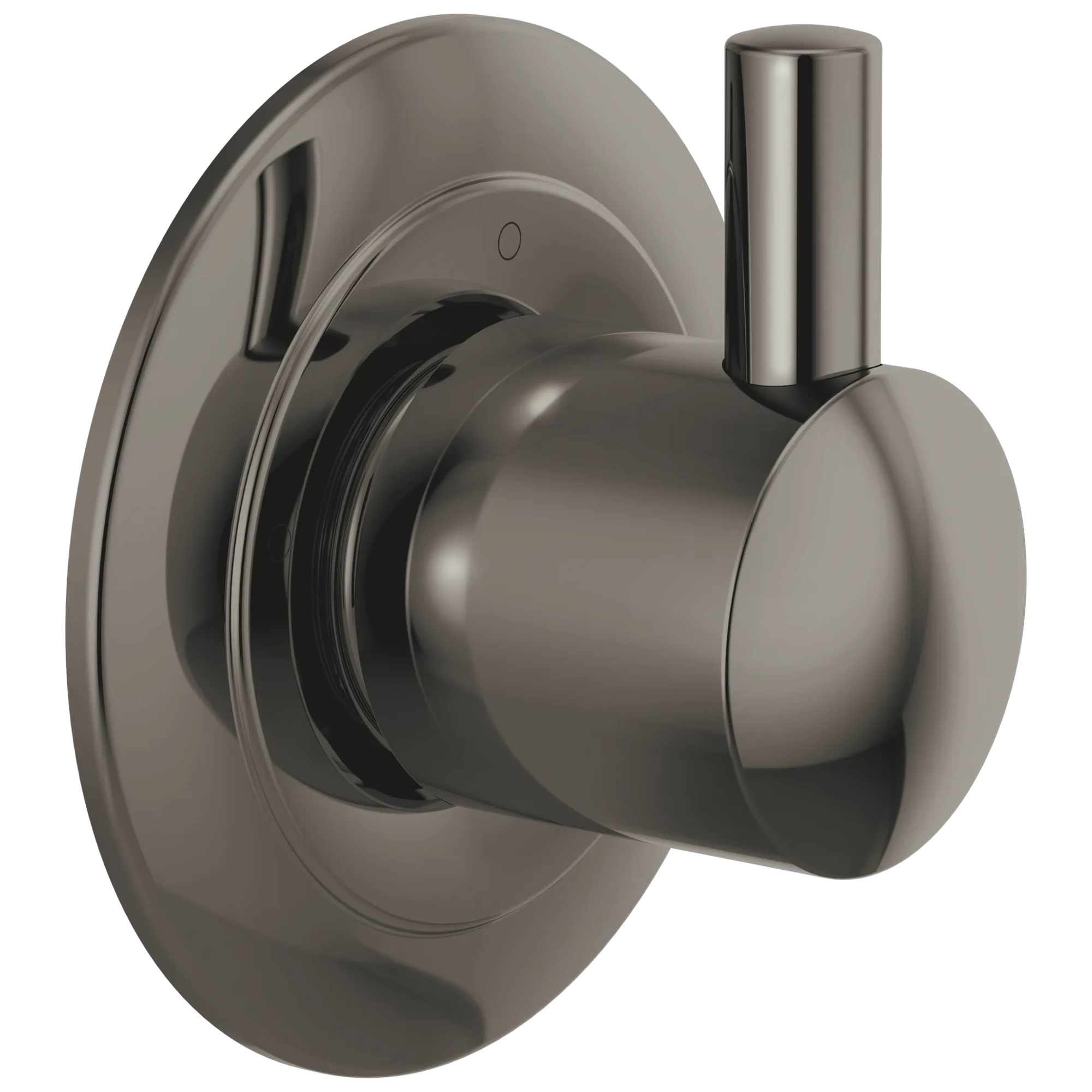 Brizo Odin Trim de Desviador de 3 Funciones — Ónix Negro Brilliance — Palanca