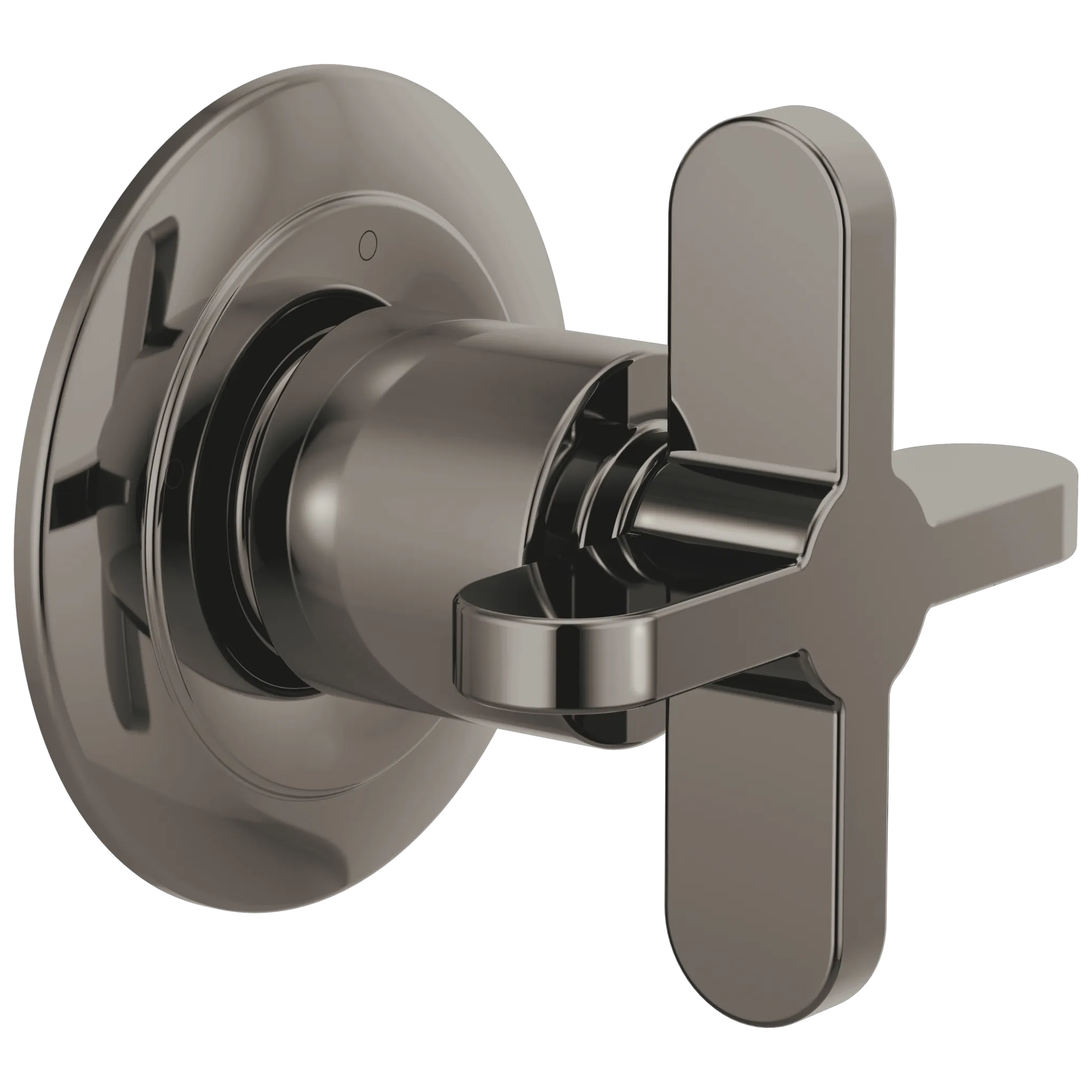 Brizo Odin Trim de Desviador de 3 Funciones — Ónix Negro Brilliance — Cruceta