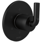 Brizo Litze Trim de Desviador de 6 Funciones — Negro Mate — Palanca Notch