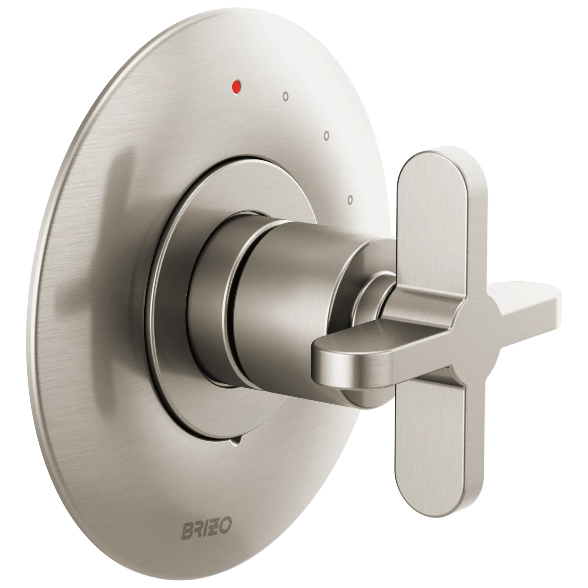 Brizo Odin Trim de Válvula de Presión Balanceada — Níquel Cepillado — Cruceta