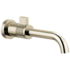 Brizo Litze Monomando de Pared para Lavabo — Níquel Pulido