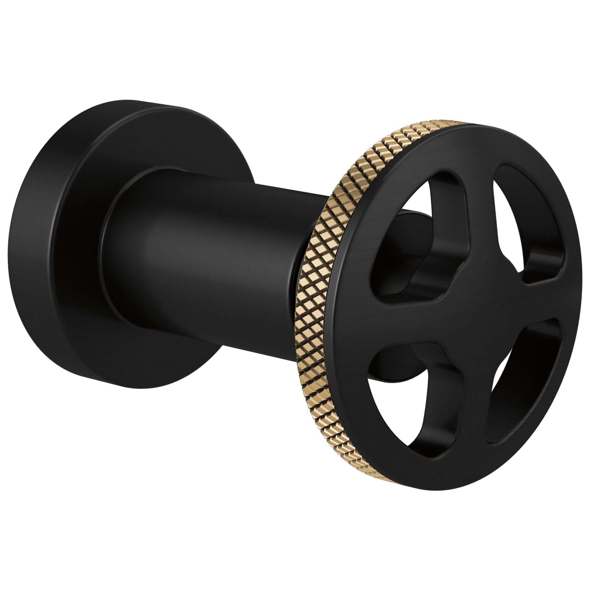 Brizo Litze Control de Volumen Sensori® — Manija Volante — Negro Mate / Oro Luxe