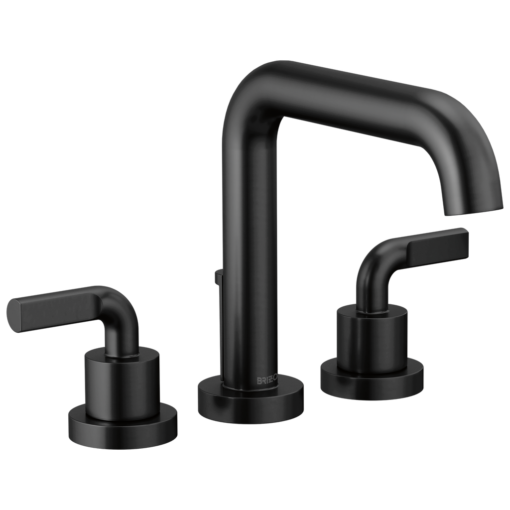 Brizo Litze Llenador de Tina de Cubierta (Roman) — Negro Mate — Palanca Notch