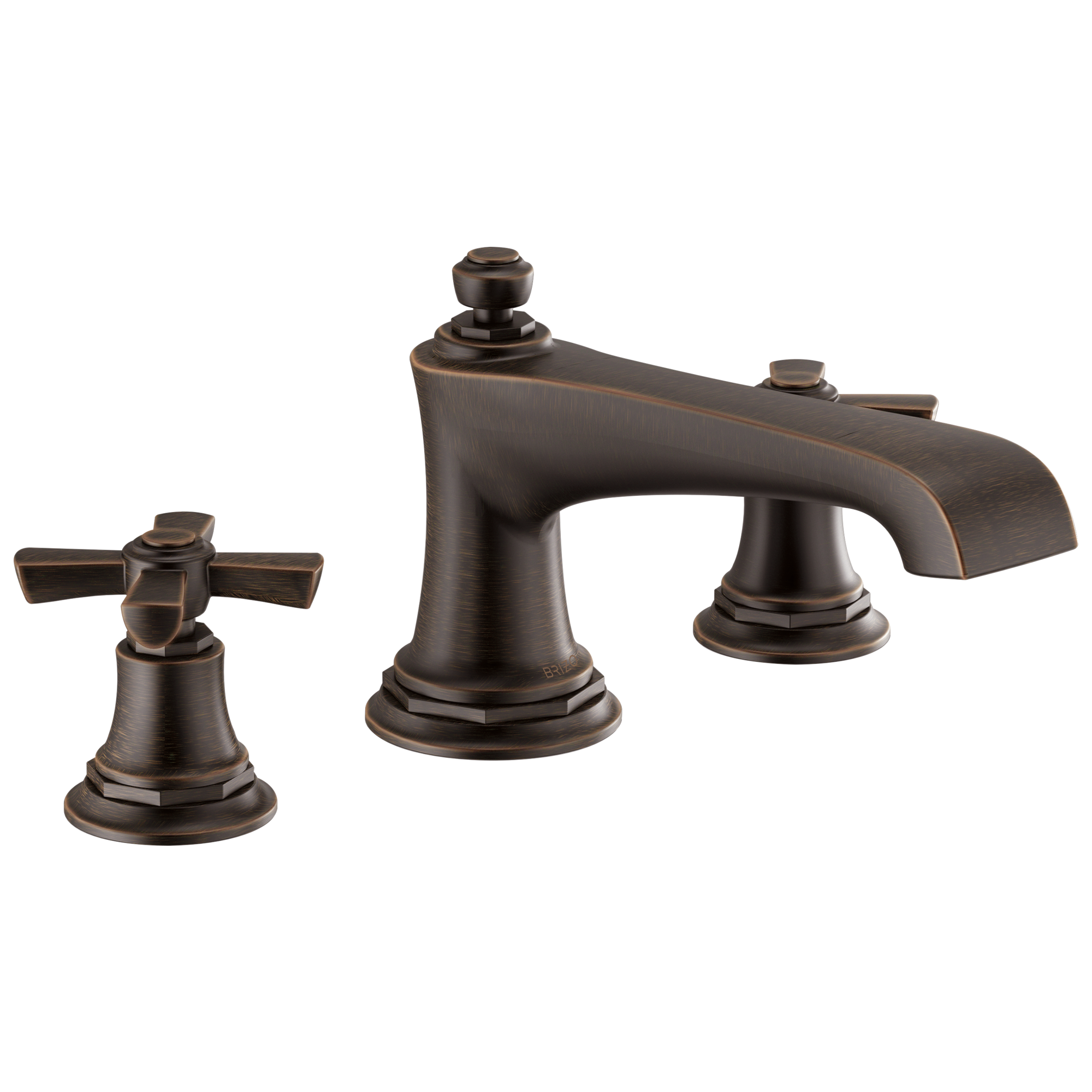 Brizo Rook Llenador de Tina Roman de Cubierta — Bronce Veneciano — Cruceta